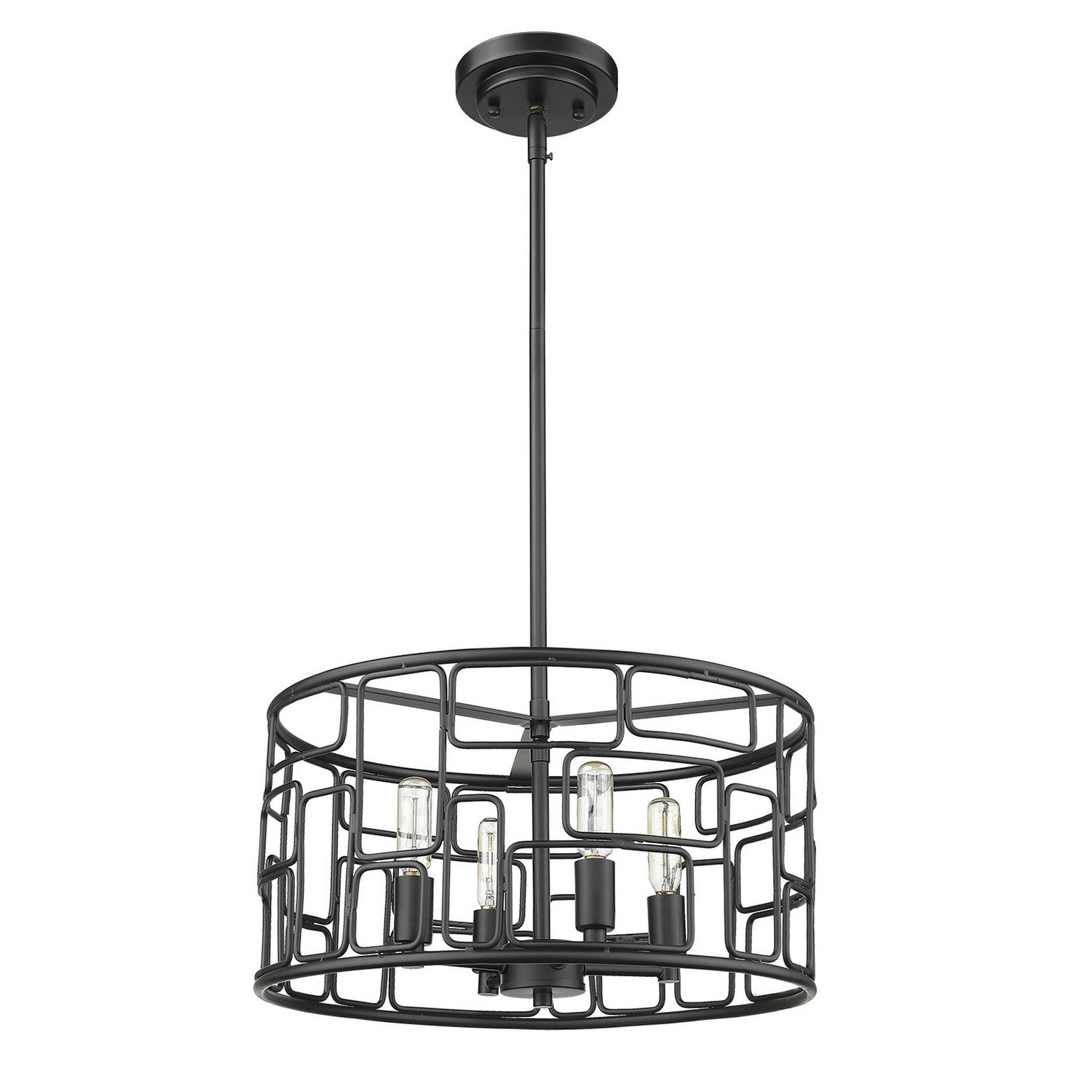 Acclaim Lighting - IN21131BK - Four Light Pendant - Amoret - Matte Black