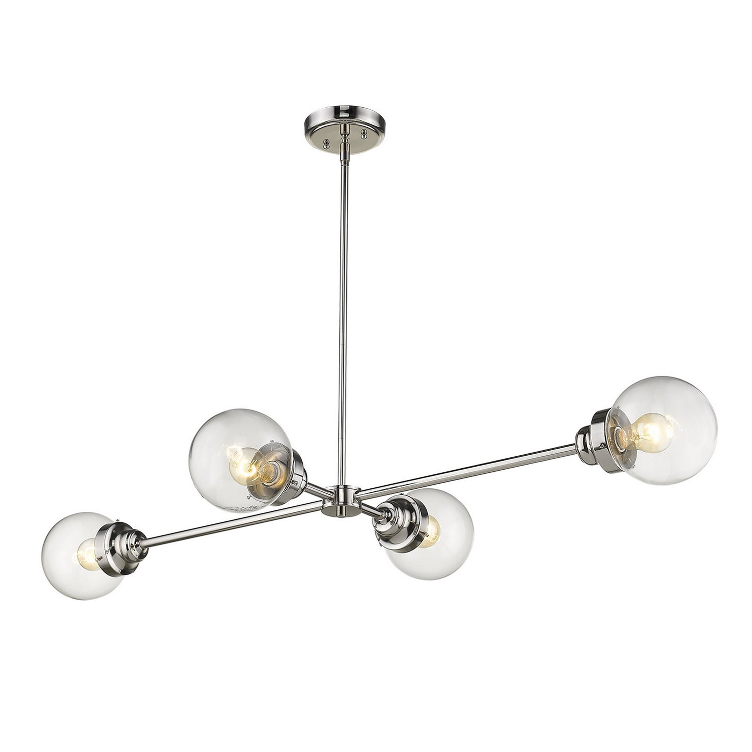 Acclaim Lighting - IN21222PN - Four Light Island Pendant - Portsmith - Polished Nickel