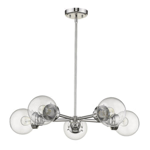 Acclaim Lighting - IN21223PN - Five Light Chandelier - Portsmith - Polished Nickel