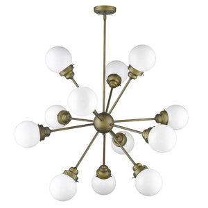 Acclaim Lighting - IN21225RB - 12 Light Chandelier - Portsmith - Raw Brass