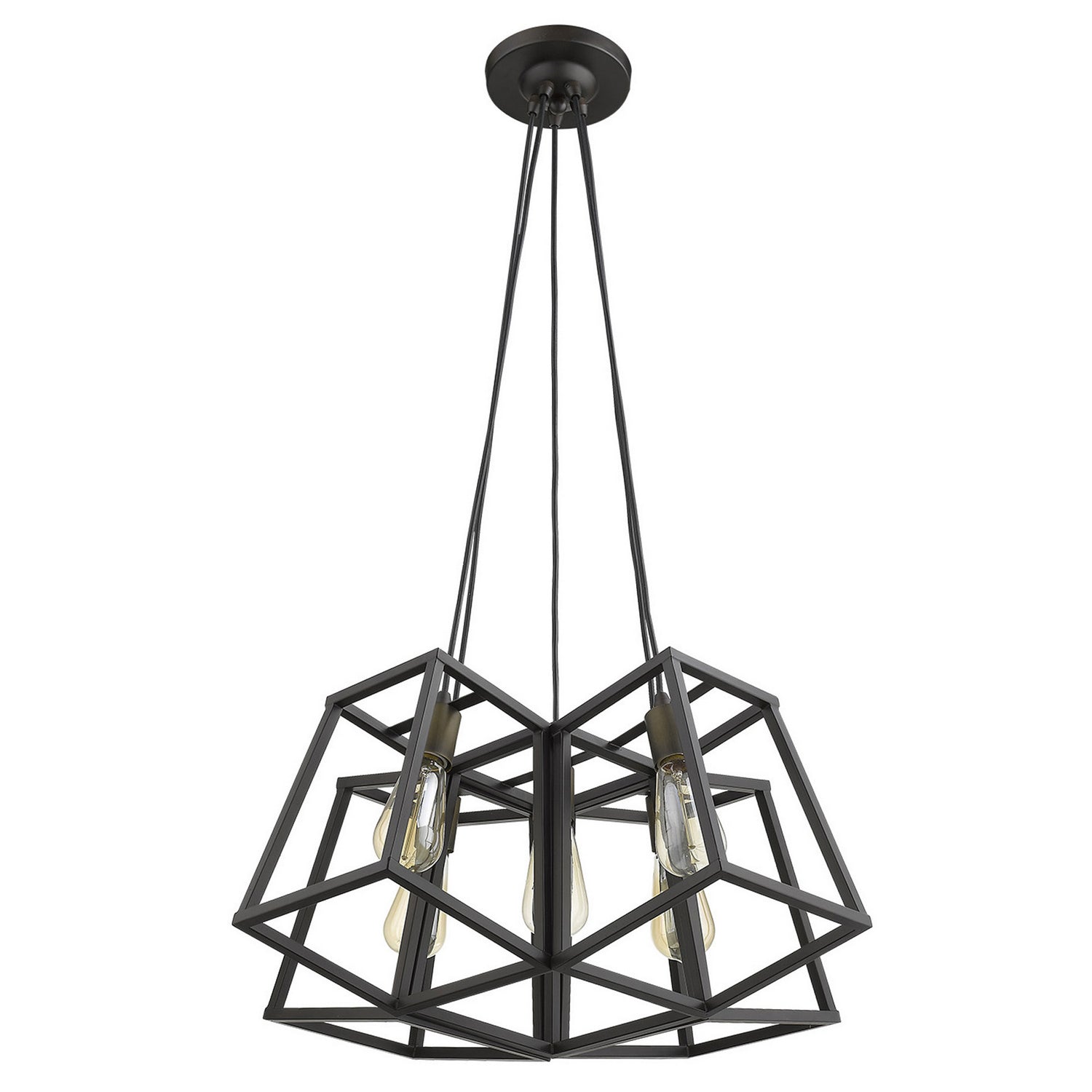 Acclaim Lighting - IN31383ORB - Five Light Chandelier - Tiberton - Oil-Rubbed Bronze