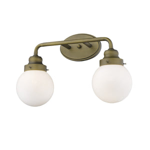 Acclaim Lighting - IN41225RB - Two Light Vanity - Portsmith - Raw Brass