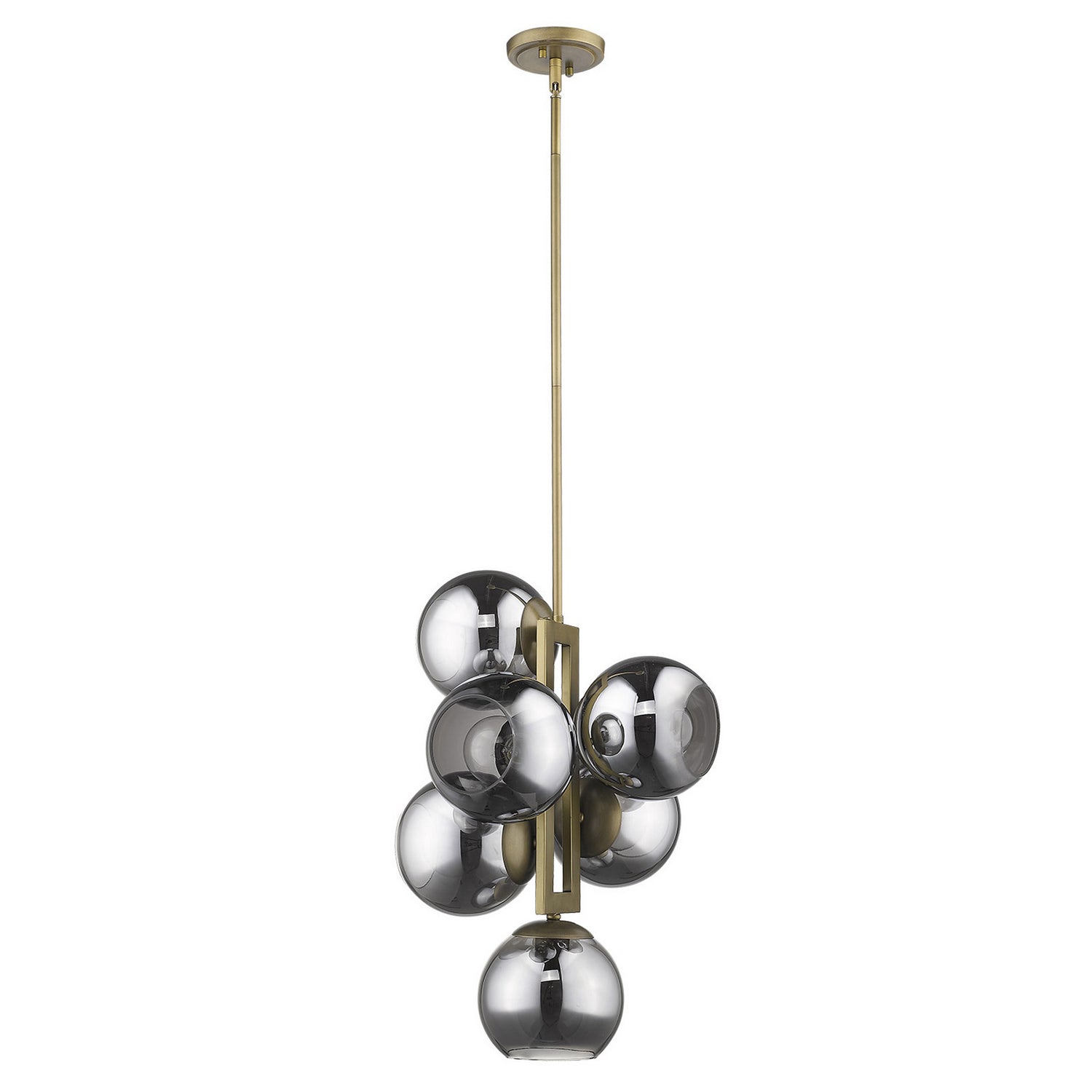 Acclaim Lighting - TP20035AB - Six Light Pendant - Lunette - Aged Brass