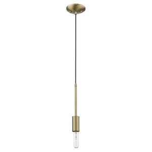 Acclaim Lighting - TP30018AB - One Light Mini Pendant - Perret - Aged Brass