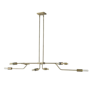 Acclaim Lighting - TP60021AB - Eight Light Pendant - Perret - Aged Brass