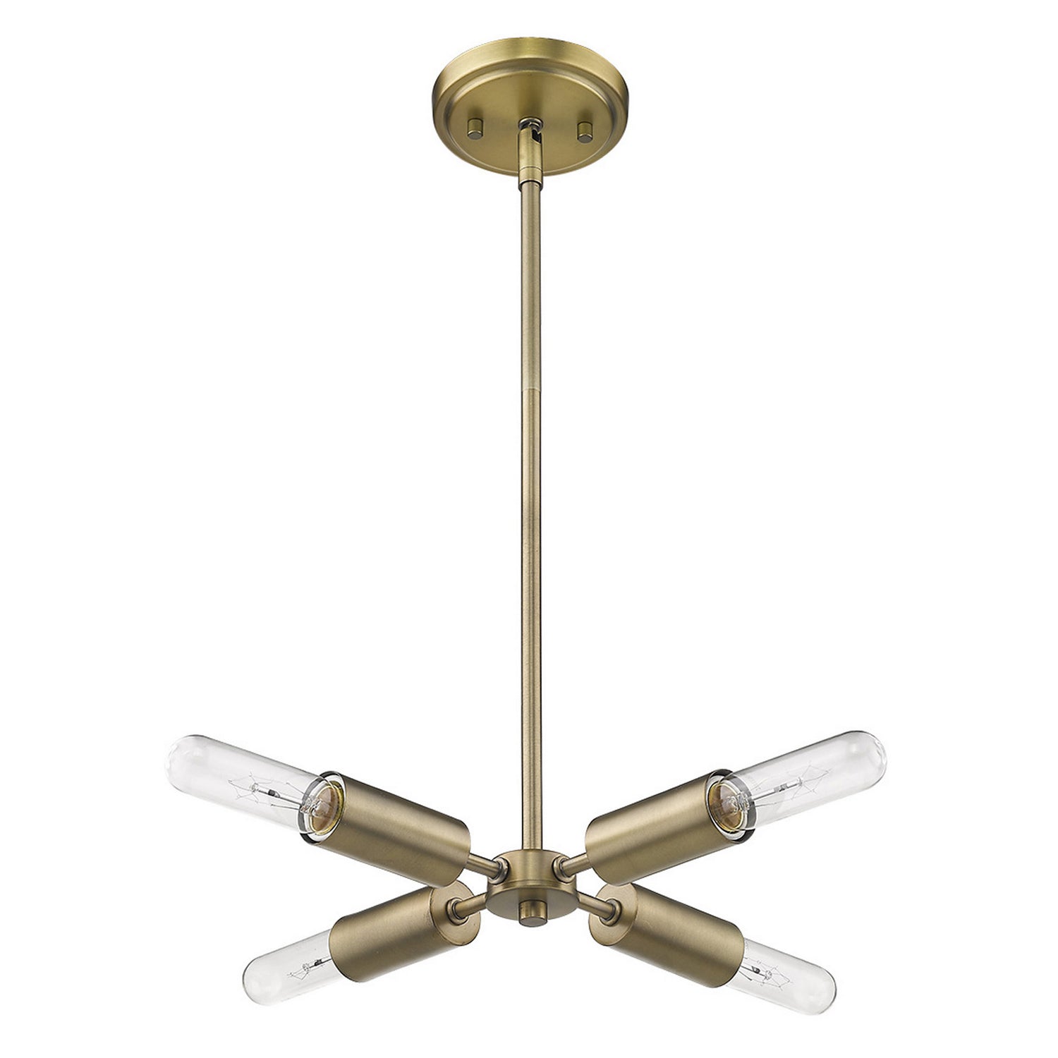 Acclaim Lighting - TP60022AB - Four Light Pendant - Perret - Aged Brass