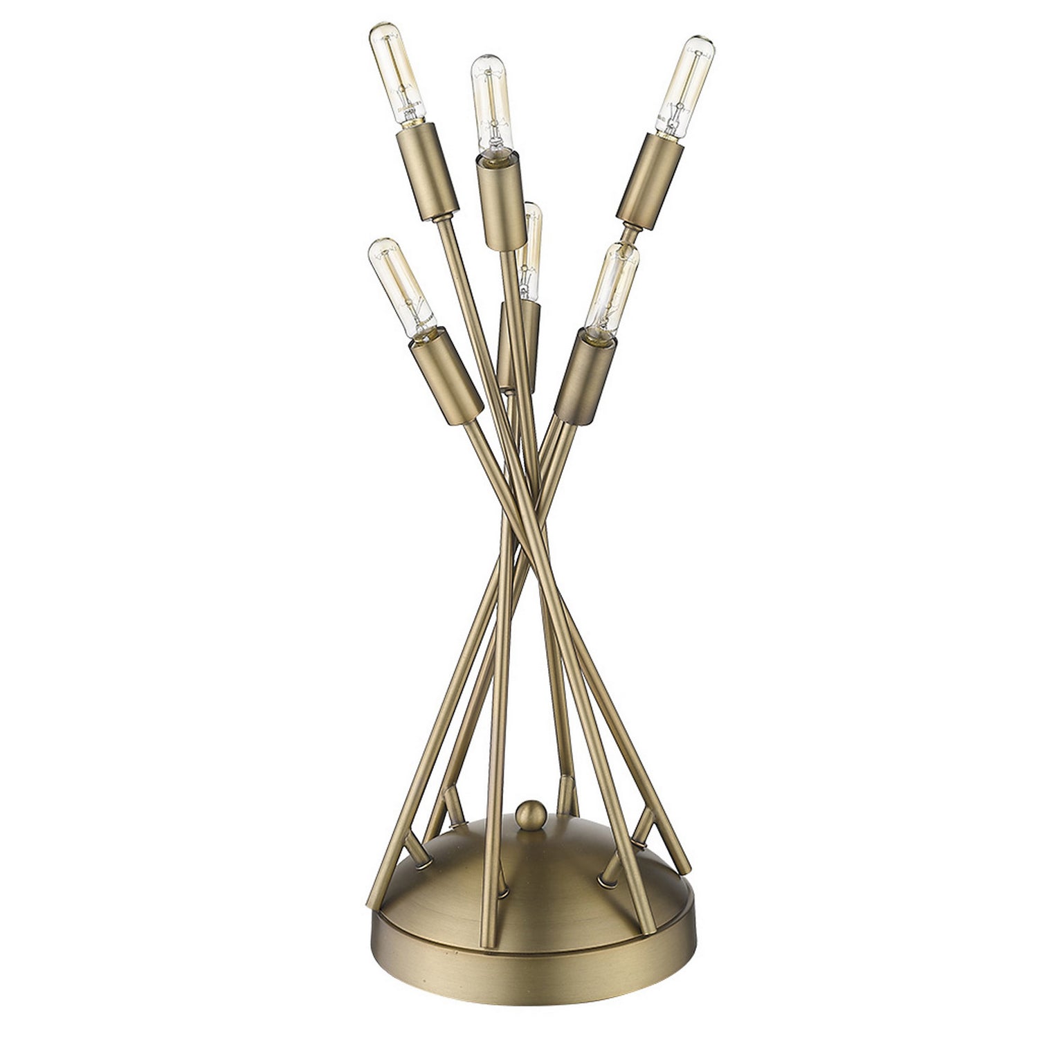 Acclaim Lighting - TT80025AB - Six Light Table Lamp - Perret - Aged Brass