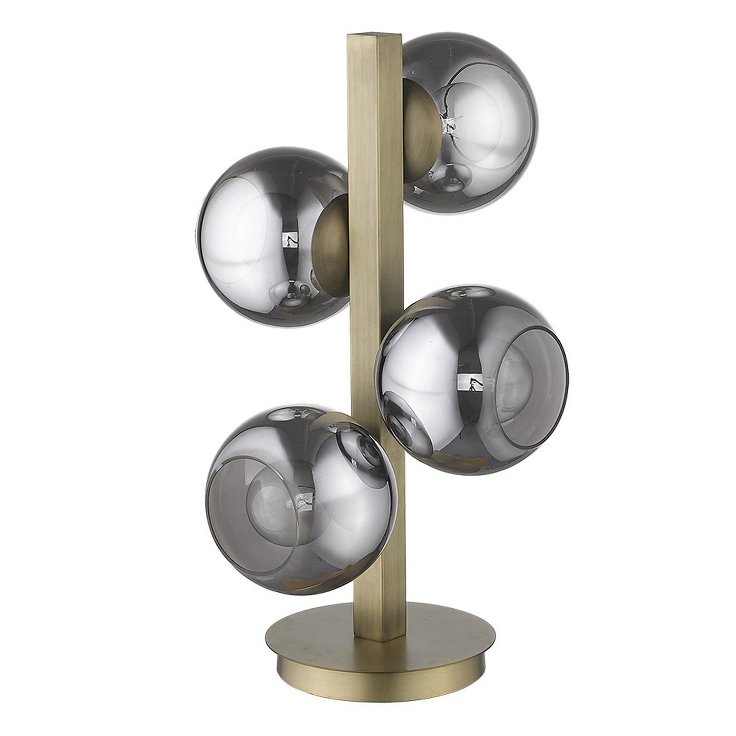 Acclaim Lighting - TT80041AB - Four Light Table Lamp - Lunette - Aged Brass