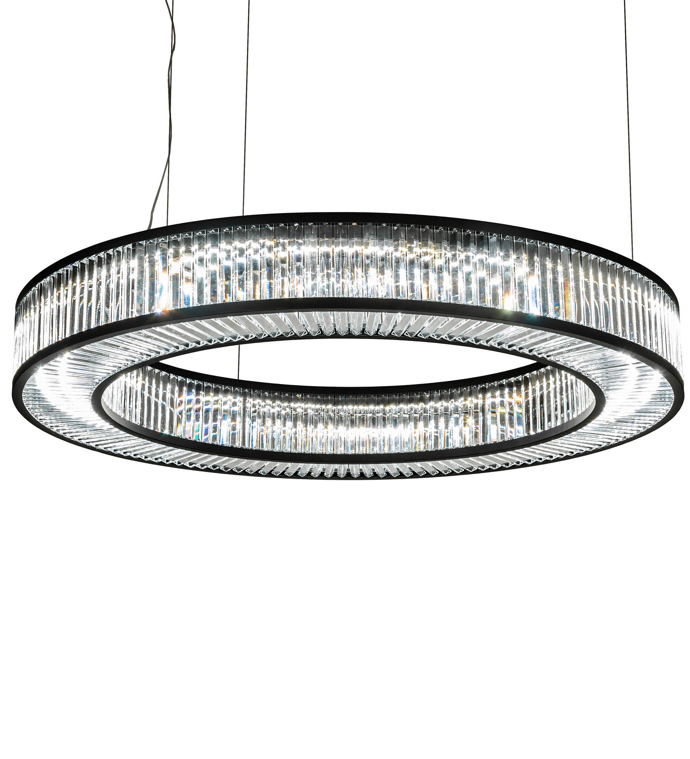 Meyda Tiffany - 202529 - LED Pendant - Beckam - Matte Black