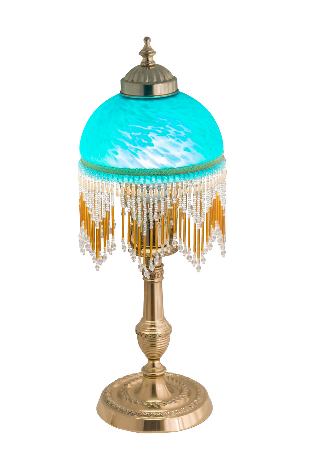 Meyda Tiffany - 202650 - One Light Mini Lamp - Roussillon - Polished Brass