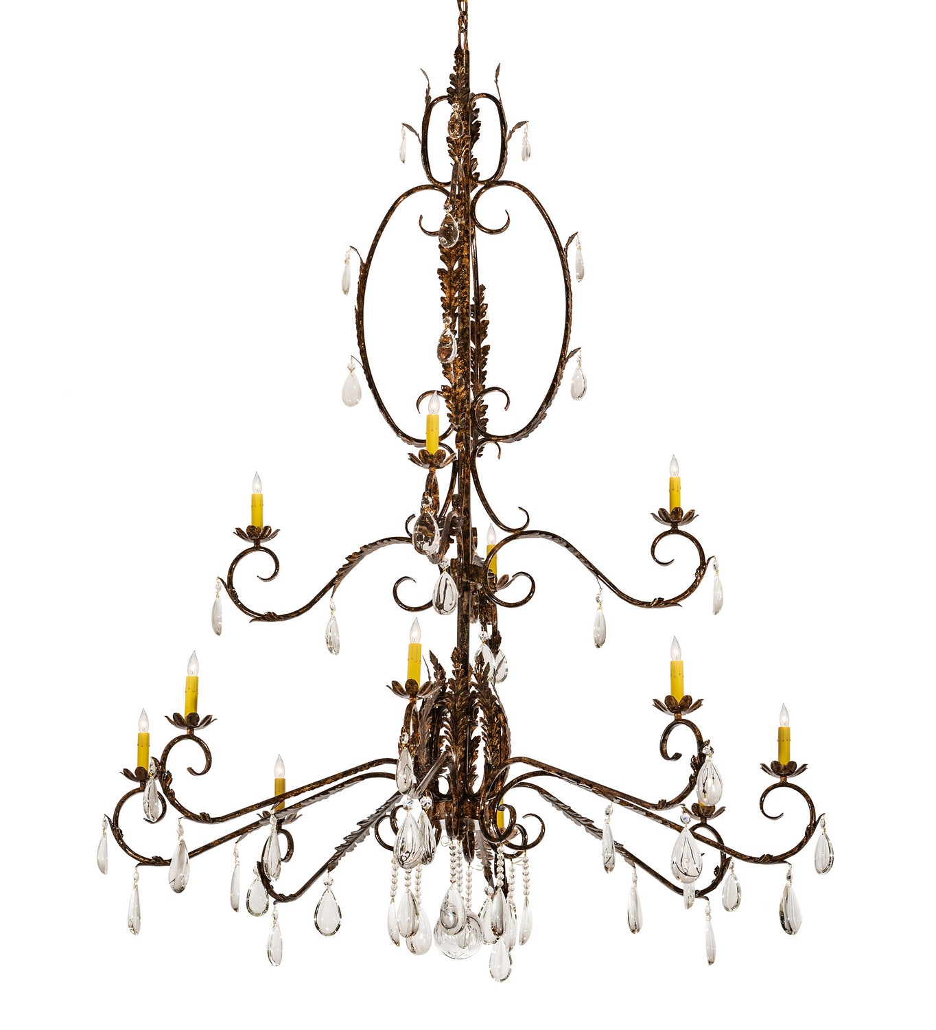 Meyda Tiffany - 211101 - 12 Light Chandelier - Valentina - Oxide Bronze