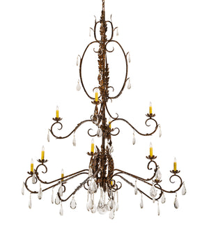 Meyda Tiffany - 211101 - 12 Light Chandelier - Valentina - Oxide Bronze