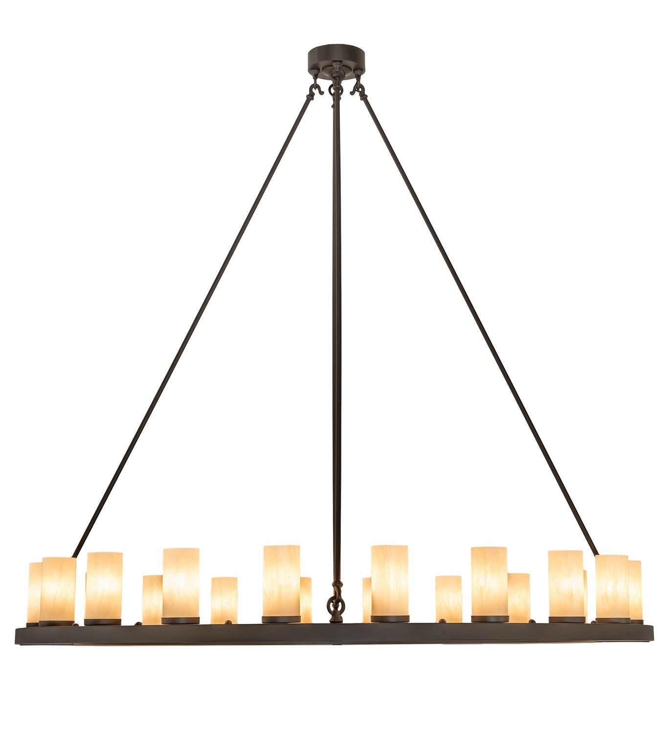 Meyda Tiffany - 211438 - 20 Light Chandelier - Loxley - Oil Rubbed Bronze