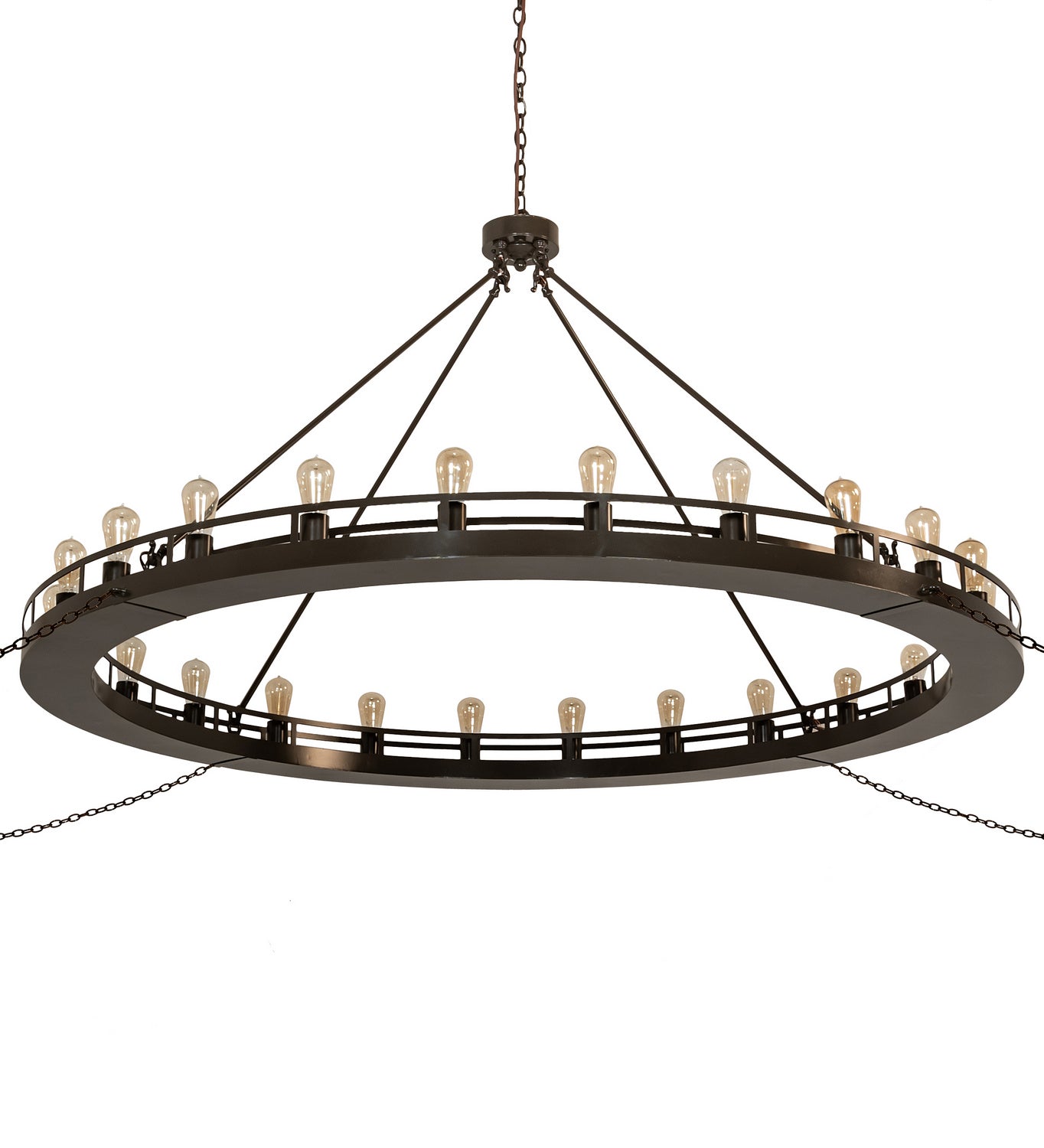 Meyda Tiffany - 211565 - 24 Light Chandelier - Barbury - Timeless Bronze