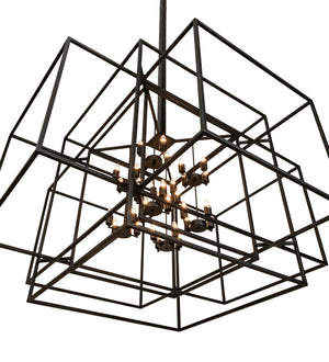 Meyda Tiffany - 211638 - 32 Light Pendant - Kitzi Box - Textured Black