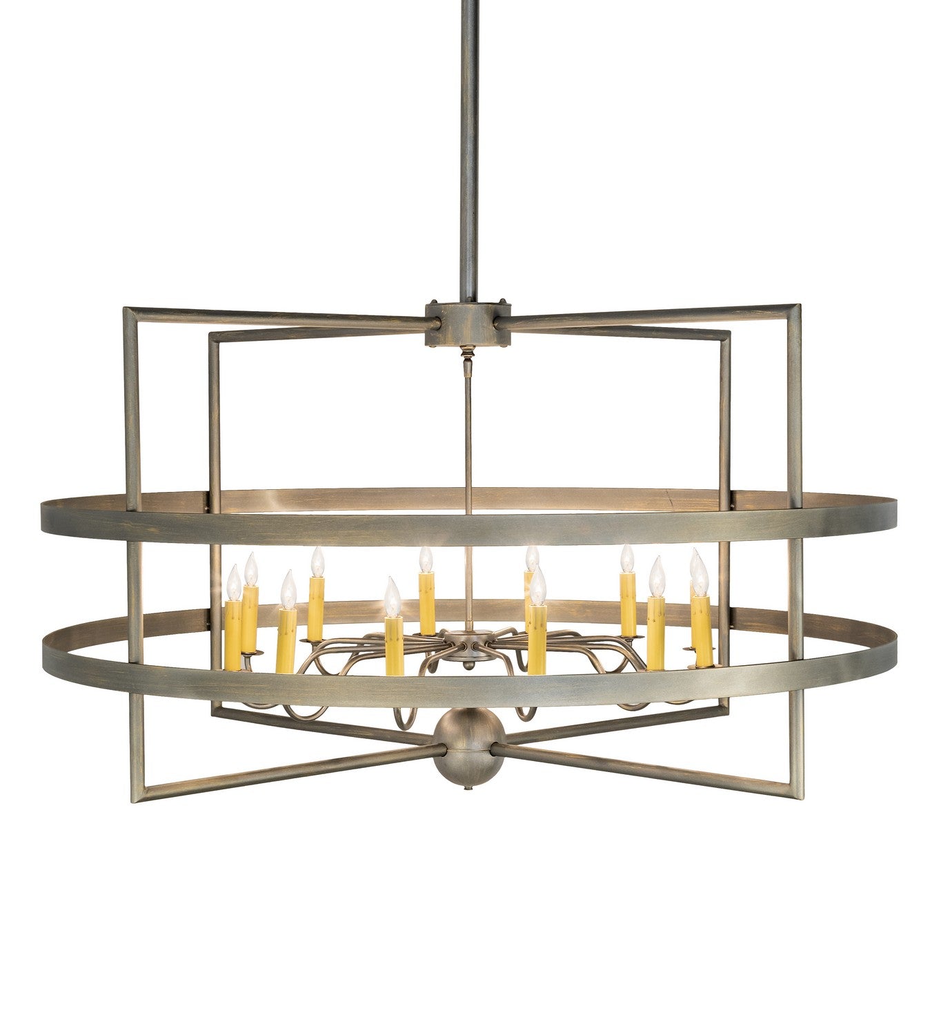 Meyda Tiffany - 212673 - 12 Light Chandelier - Aldari - Antique Brass