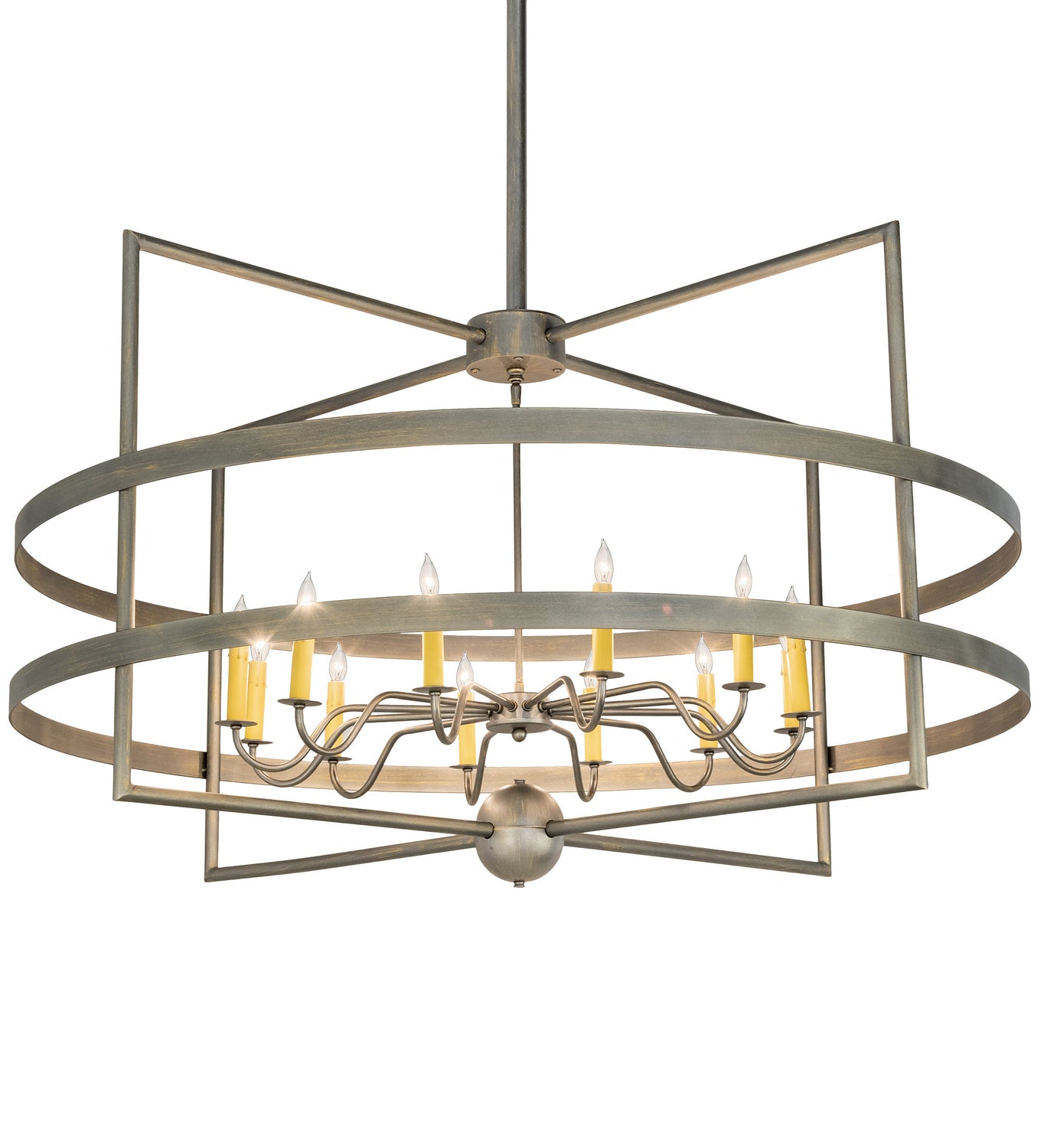 Meyda Tiffany - 212673 - 12 Light Chandelier - Aldari - Antique Brass