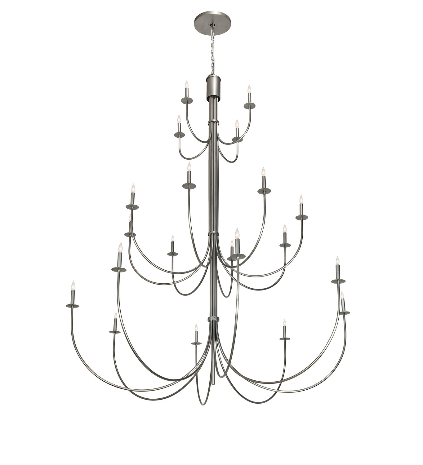 Meyda Tiffany - 213325 - 20 Light Chandelier - Cheal - Nickel