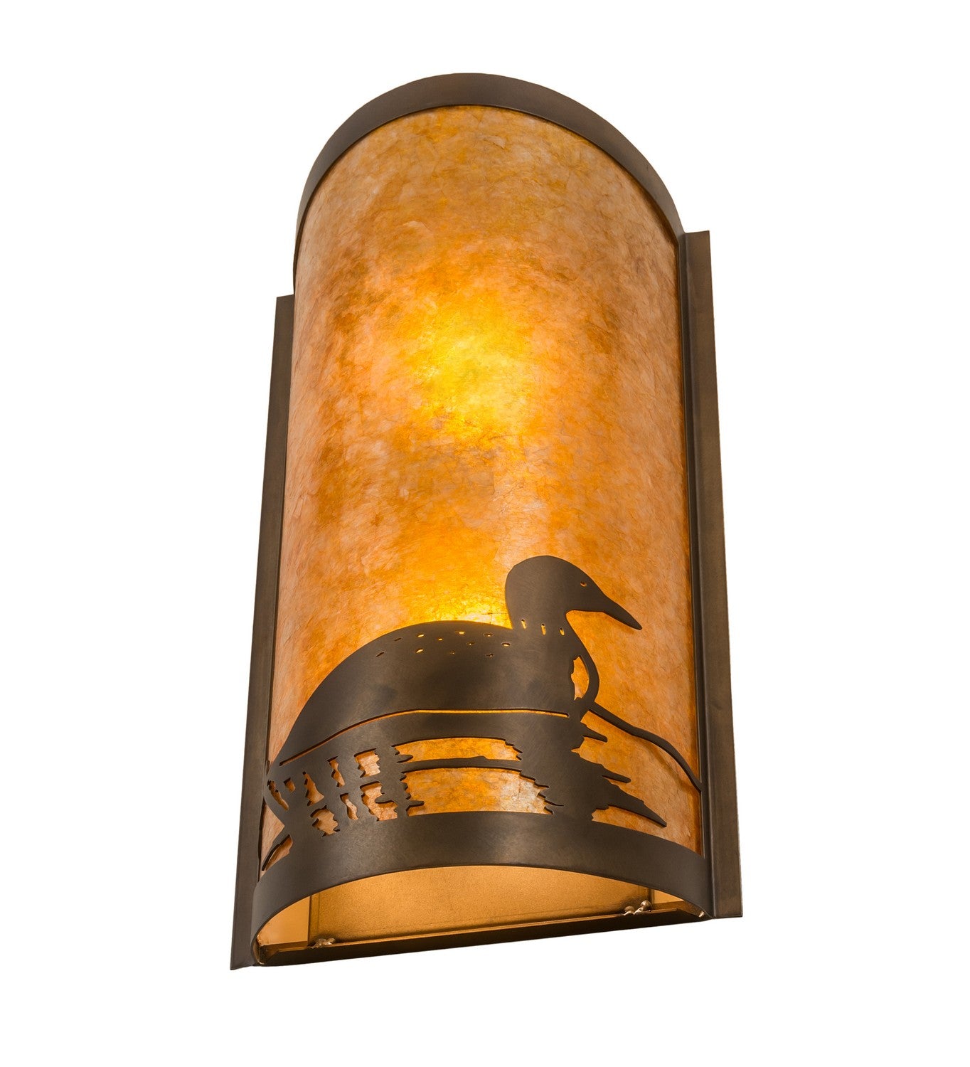 Meyda Tiffany - 214484 - Two Light Wall Sconce - Loon - Antique Copper