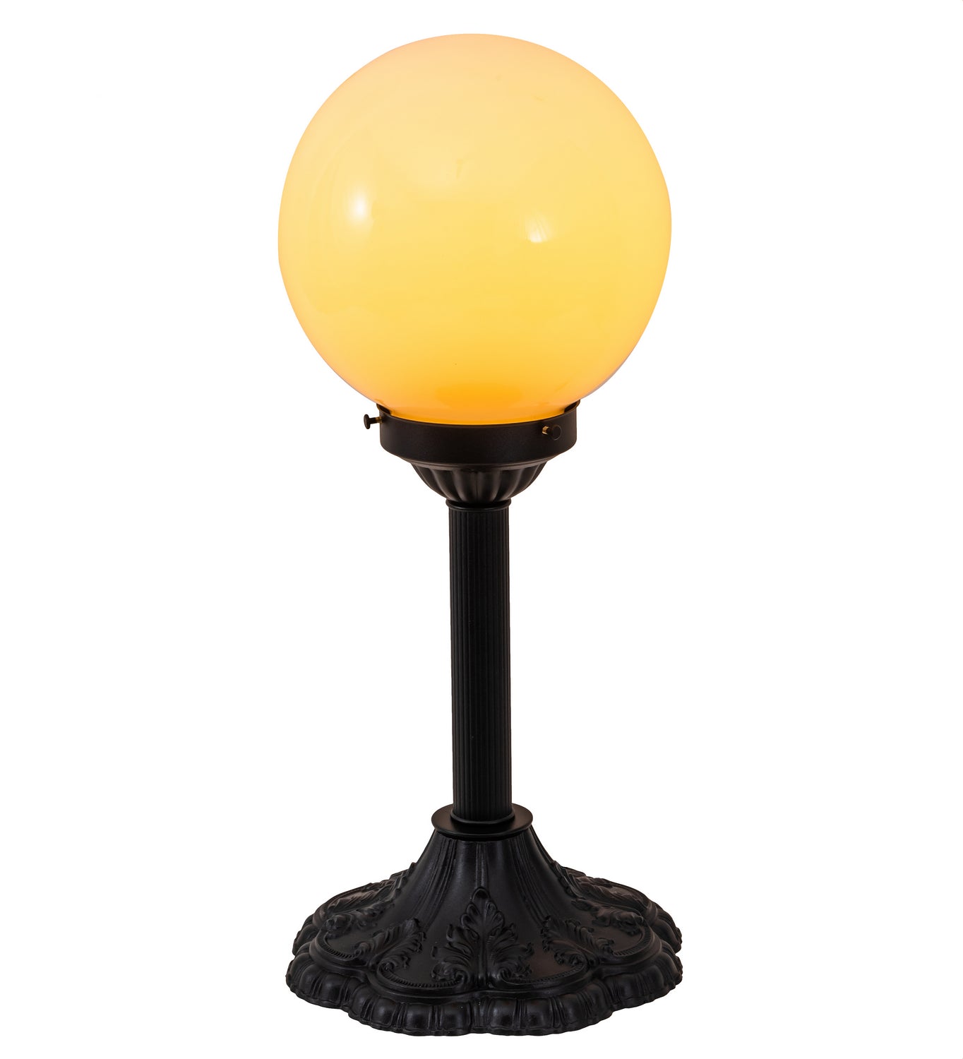 Meyda Tiffany - 214925 - One Light Table Lamp - Halloween - Textured Black