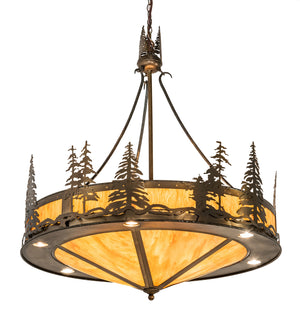 Meyda Tiffany - 215185 - 18 Light Pendant - Tall Pines - Antique Copper