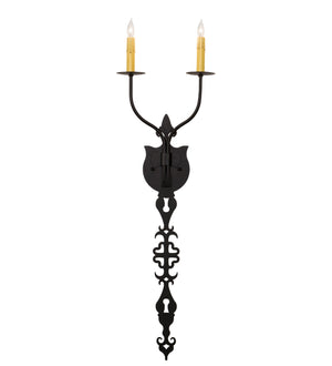 Meyda Tiffany - 216226 - Two Light Wall Sconce - Merano - Old Wrought Iron