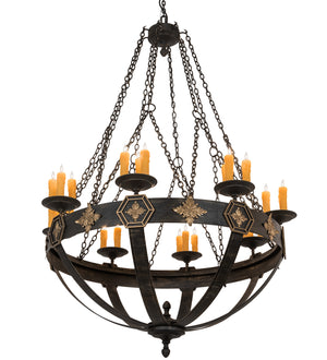 Meyda Tiffany - 217377 - 24 Light Chandelier - Neapolis - Flemish With Highlights