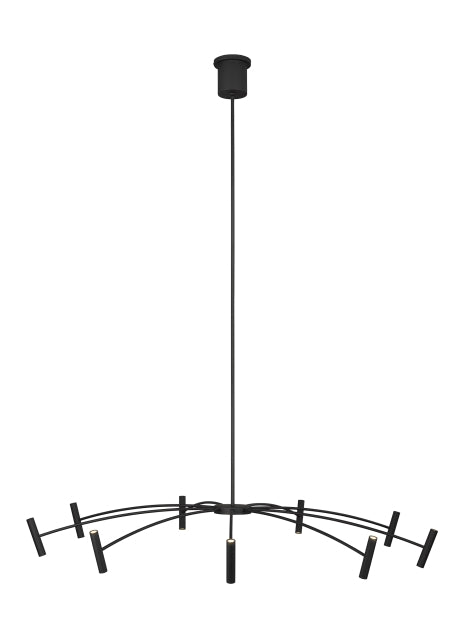 Visual Comfort Modern - 700ARL55B-LED930 - LED Chandelier - Aerial - Matte Black