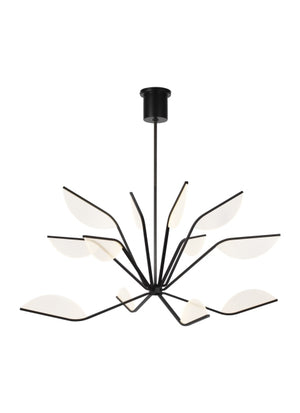 Visual Comfort Modern - 700BLT48B-LED930 - LED Chandelier - Belterra - Matte Black