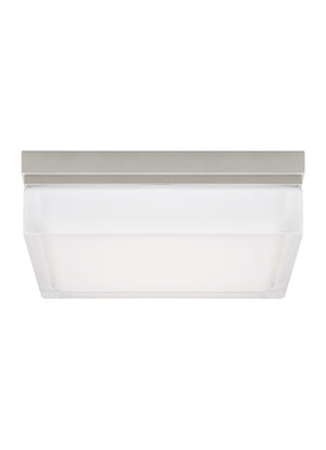 Visual Comfort Modern - 700BXLS-LED3 - LED Flush Mount - Boxie - Satin Nickel