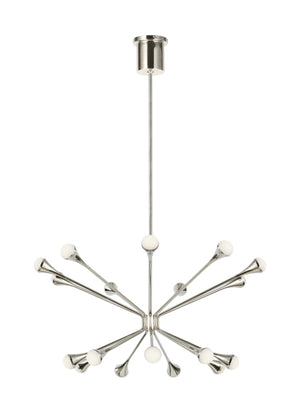 Visual Comfort Modern - 700LDY18N-LED930 - LED Chandelier - Lody - Polished Nickel