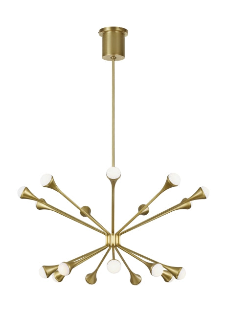 Visual Comfort Modern - 700LDY18R-LED930 - LED Chandelier - Lody - Aged Brass