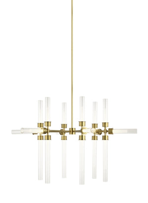 Visual Comfort Modern - 700LNG18NB-LED930 - LED Chandelier - Linger - Natural Brass