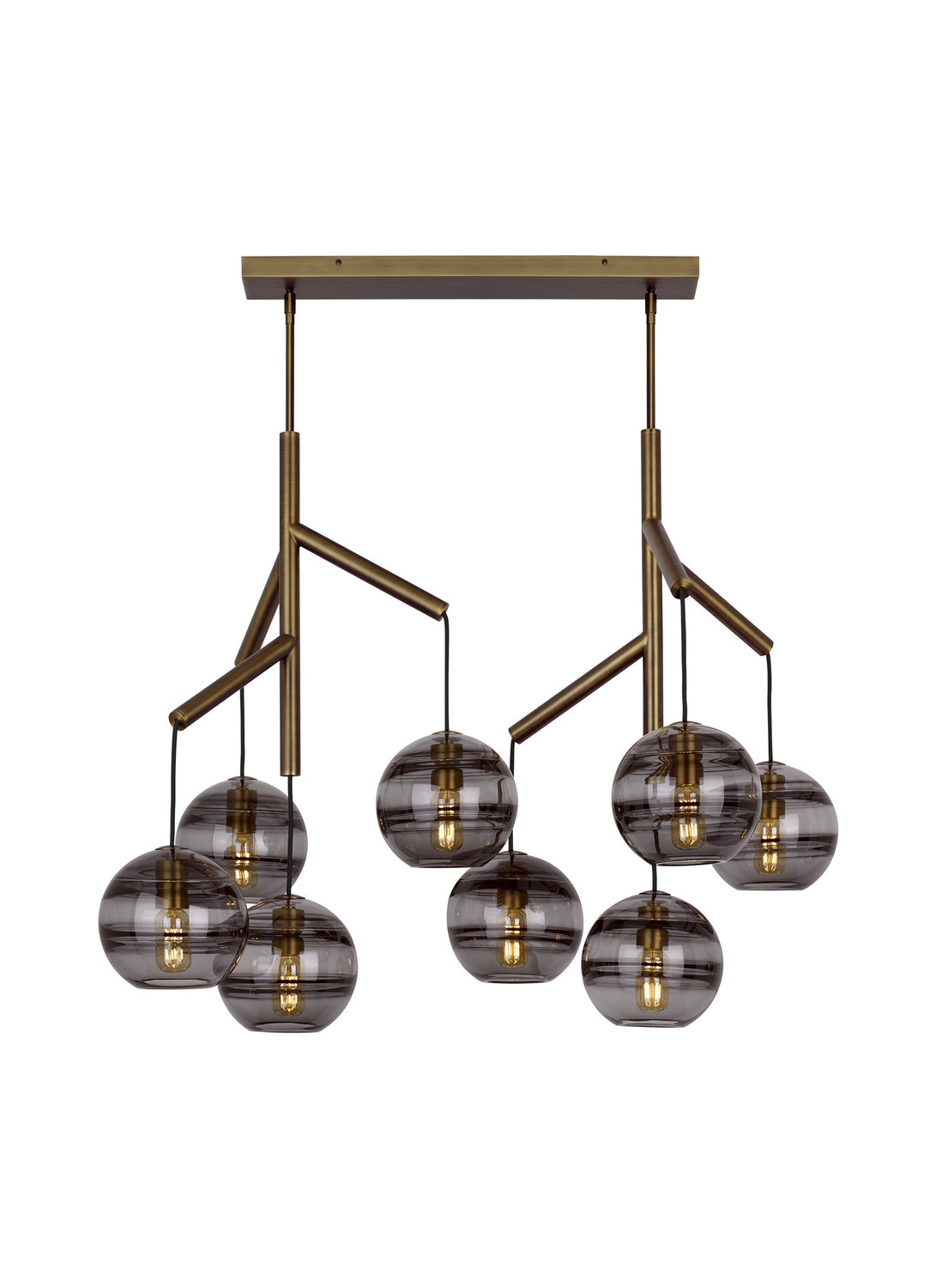 Visual Comfort Modern - 700SDNMPL2KR-LED927 - LED Chandelier - Sedona - Aged Brass