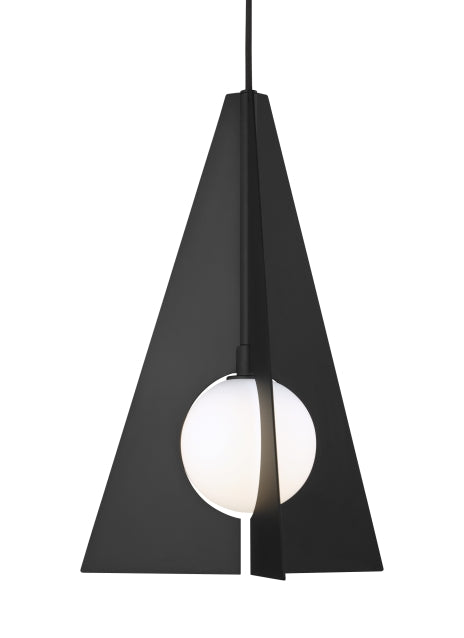 Visual Comfort Modern - 700TDOBLPB-LED930 - LED Pendant - Orbel - Matte Black