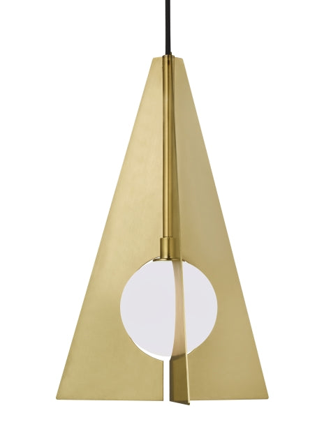 Visual Comfort Modern - 700TDOBLPR-LED930 - LED Pendant - Orbel - Aged Brass