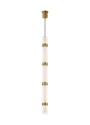 Visual Comfort Modern - 700TDWIT5R-LED930 - LED Pendant - Wit - Aged Brass