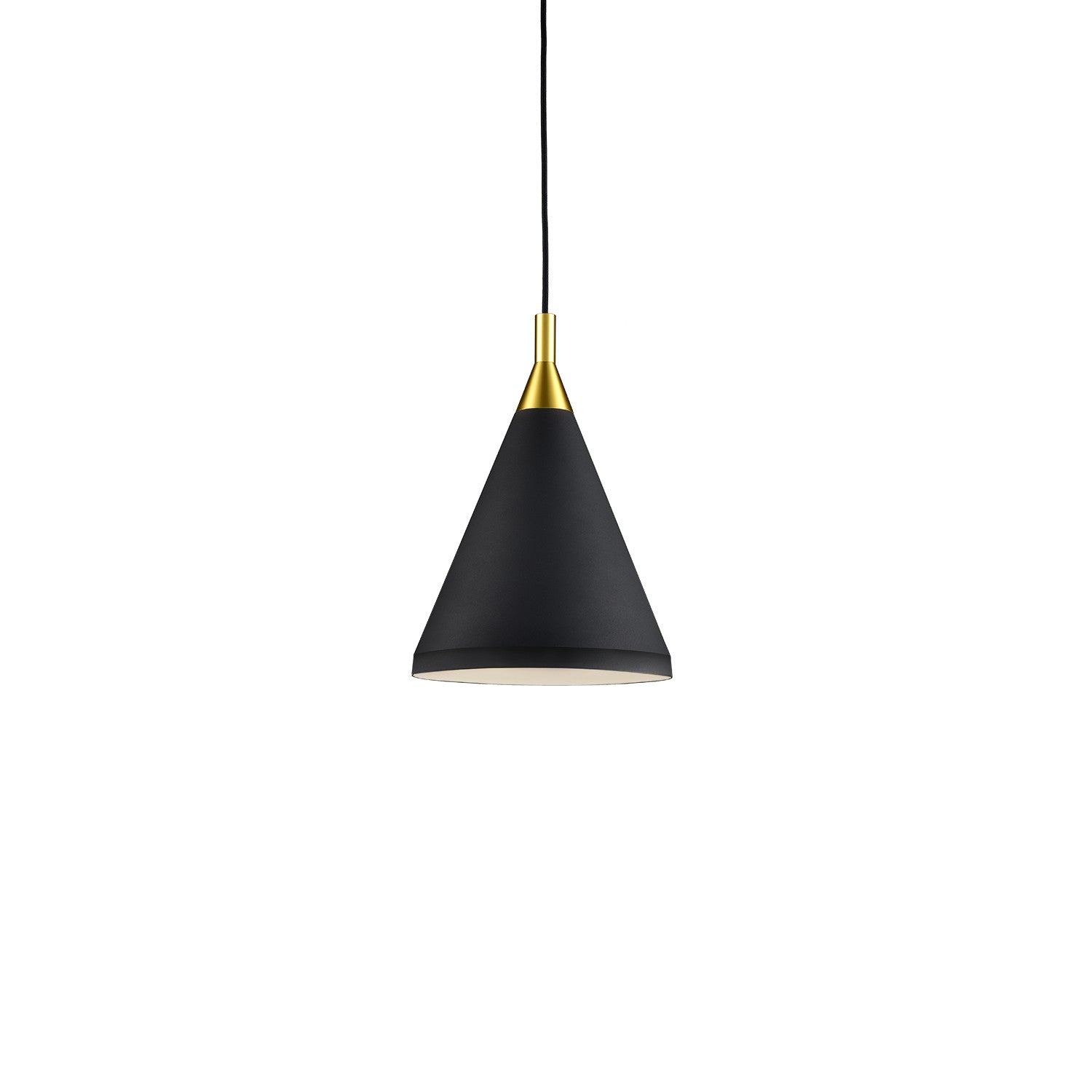 Kuzco Lighting - 492710-BK/GD - One Light Pendant - Dorothy - Black With Gold Detail