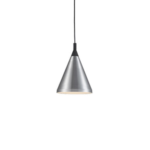 Kuzco Lighting - 492710-BN/BK - One Light Pendant - Dorothy - Brushed Nickel With Black Detail