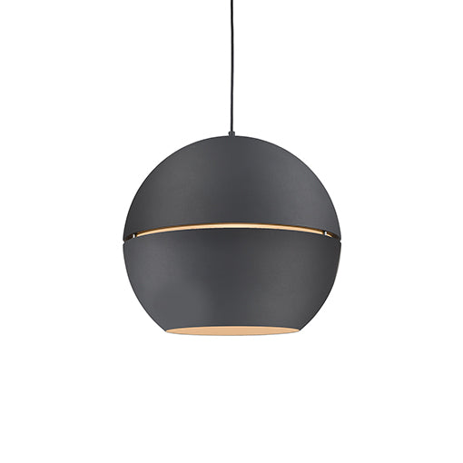 Kuzco Lighting - 494024-BK - One Light Pendant - Lucas - Black