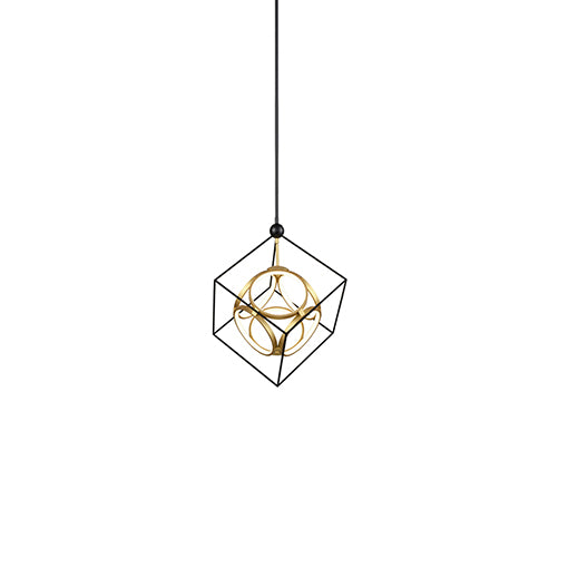 Kuzco Lighting - CH19220-BK/AN - LED Chandelier - Monza - Black/Antique Brass