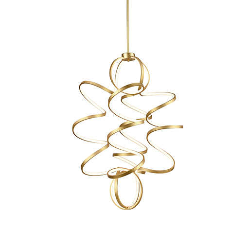 Kuzco Lighting - CH93941-AN - LED Chandelier - Synergy - Antique Brass