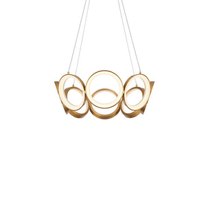 Kuzco Lighting - CH94824-AN - LED Chandelier - Oros - Antique Brass