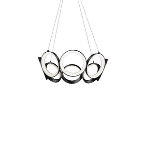 Kuzco Lighting - CH94824-BK - LED Chandelier - Oros - Black