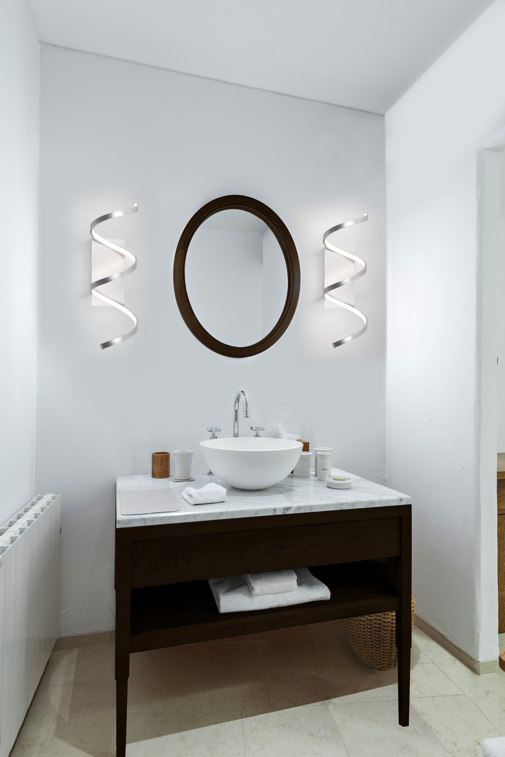 Kuzco Lighting - WS93724-AS - LED Wall Sconce - Synergy - Antique Silver