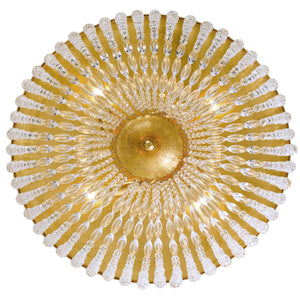 Crystorama - 605-GA - Four Light Flush Mount - Rylee - Antique Gold