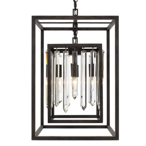 Crystorama - 8404-FB - Four Light Chandelier - Hollis - Forged Bronze