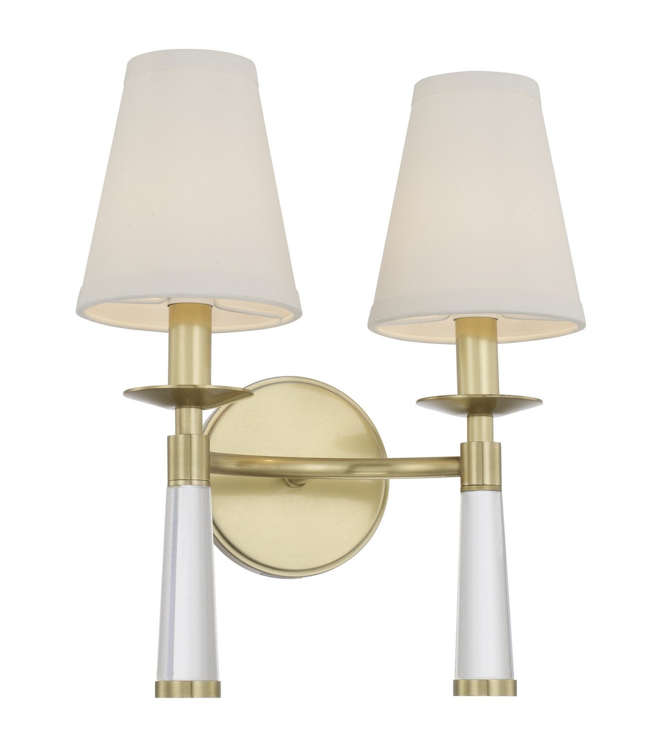 Crystorama - 8862-AG - Two Light Wall Sconce - Baxter - Aged Brass