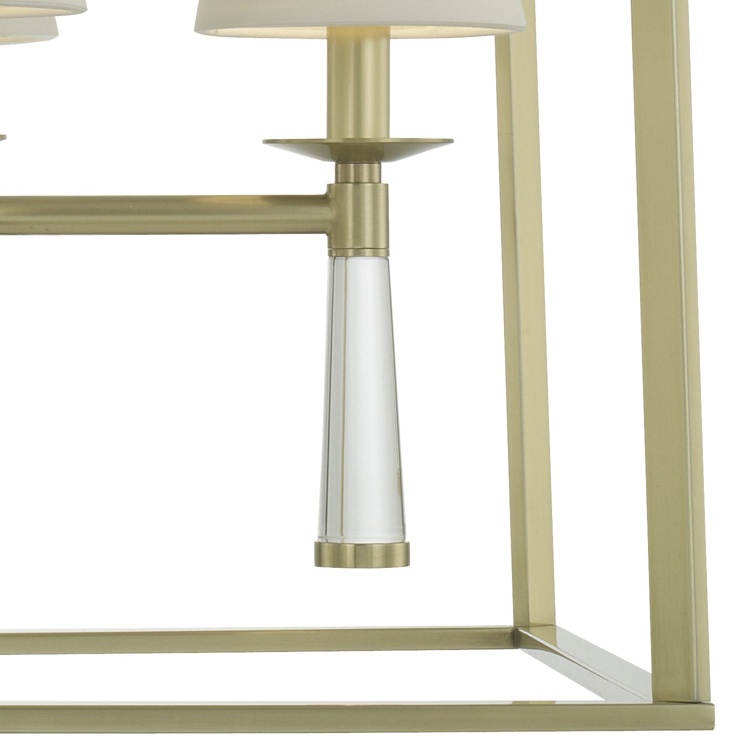 Crystorama - 8864-AG - Four Light Chandelier - Baxter - Aged Brass