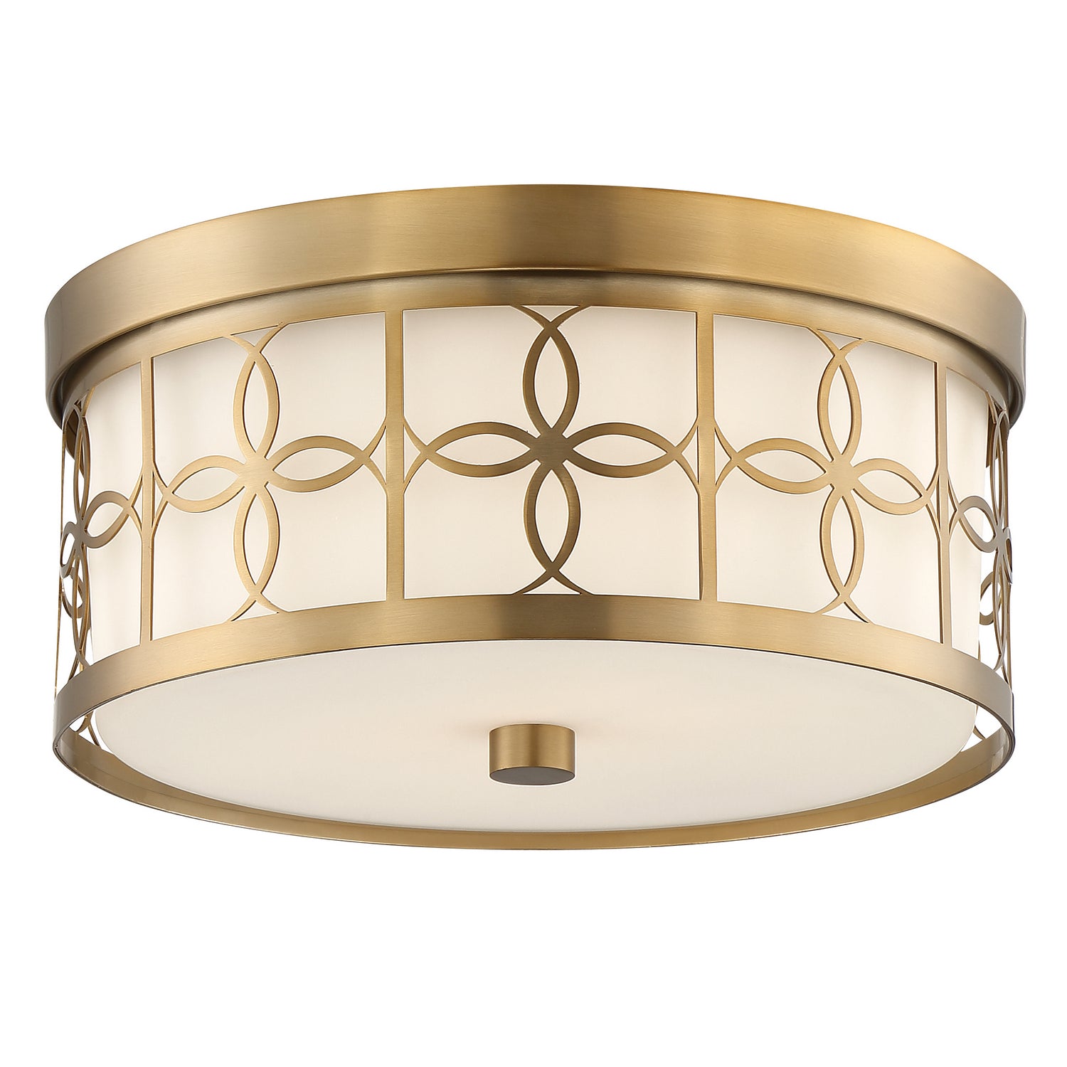 Crystorama - ANN-2105-VG - Two Light Flush Mount - Anniversary - Vibrant Gold